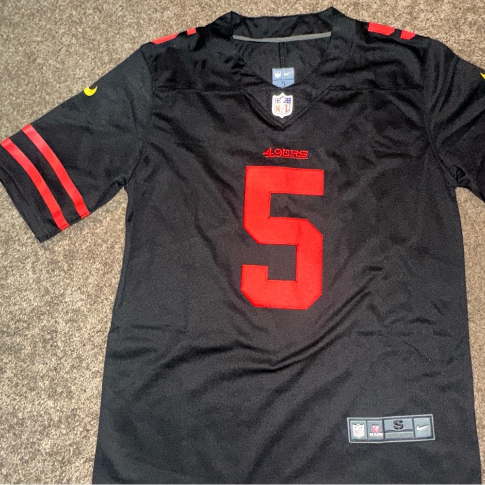 Nike 49ers #5 Football fully stitched Jersey
